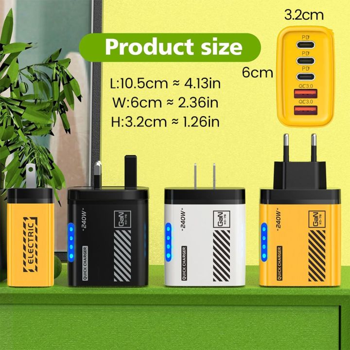 240W%205%20Ports%202USB%203Type%20C%20Fast%20Charging%20LED%20Mobile%20Phone%20Charger%20For%20%20%20Iphone%20%20USB%20C%20Charger%20Adapter%20-%20Image%202