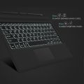 MoKo Type Cover Fit Microsoft Surface Pro 7 Plus/Pro 7/ Pro 6/ Pro 5/Pro 4/Pro 3, Ultra-Slim Wireless Bluetooth Tablet Computer Keyboard with Trackpad, 7-Color LED Backlit, Rechargeable Battery, Gray. 