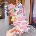 Baby Girl Cute China Color matching hair clip set/Hair Accessories. 