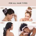 (Pack of 6) Hair scrunchies, Cheap hair ties, Silk scrunchies, Premium scrunchies set,Women's hair accessories, Trendy scrunchies, Hair bands, Hair ties, Multi-purpose hair ties, Fluffy scrunchies, Hair bands,. 