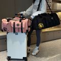 Large-capacity travel backpack, wet and dry separation sports gym bag, independent shoe storage compartment. 