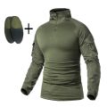 Uniform Camo Multicam Combat Shirts Cargo Pants +pads Sniper Hunting Clothes Suits Trainning Airsoft Paintball Sets.
