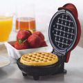MINI WAFFLE MAKER Heart shape and round shape. 