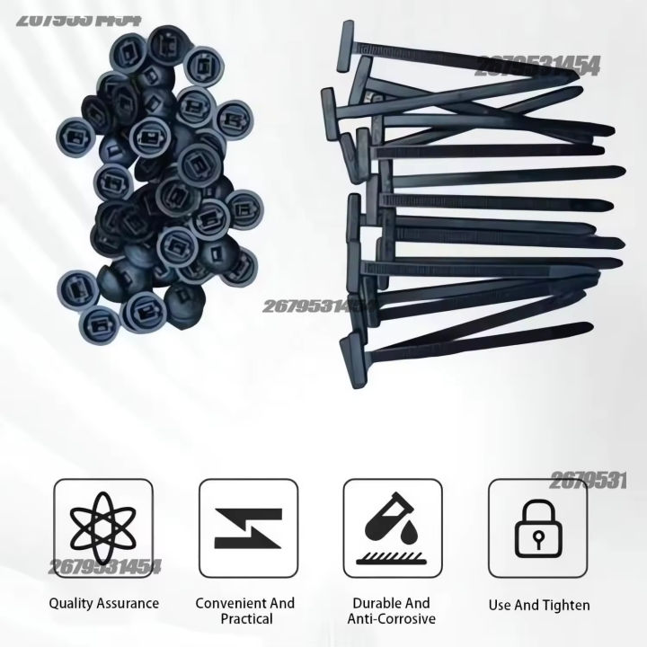 Plastic%20Straps%20Universal%20Nylon%20Buckle%20Cable%20Tie%20Buckle%20Fixed%20Through%20The%20Core%20Nail%20Mudguard%20Fender%20Inner%20Lining%20Trunk%20Industrial%20-%20Image%206