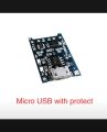 1 PC's mini module TP4056 li-ion battery charging module ( 1.2 Amp ) with protection. 