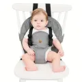 Travel Harness Seat For Baby High Chair, Safety Harness Chair Accessory For Baby Feeding, Portable Fabric Harness Toddler Chair. 