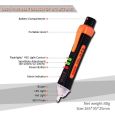 Smart Non-Contact Voltage Tester 12-1000V AC Voltage Detector Meter Tester Pen Sound Alarm Light Indicator With Flashlight. 