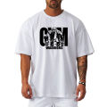 Oversized Loose Men's Casual Sport T-Shirt Gym Bodybuilding Fitness Short Sleeve Shirt Summer Mesh Quick Dry Breathable Clothing. 