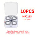 10pcs】 Wet Embedded NFC Tag NFC213 Tag 213 Sticker Label Logo Sticker 13.56mhz Huawei Share iso13 Shortcut. 