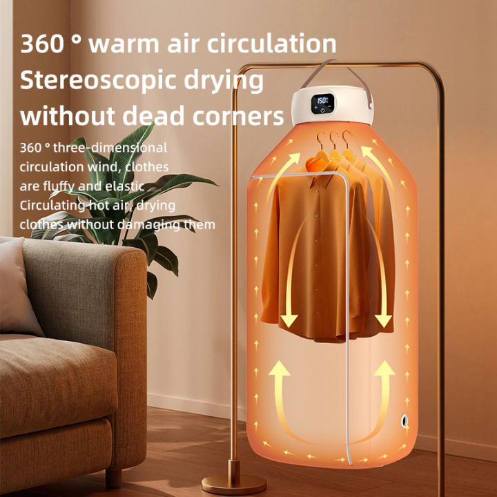 Portable%20Electric%20Dryer%20Multifunctional%20Dryer%20Foldable%20Timed%20Fast%20Drying%20Low-noise%20Warm%20Air%20Heating%20Clothing%20Care%20Mini%20Dryer%20-%20Image%203