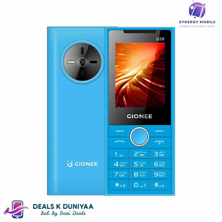 Gionee Q26 Mobile  - Dual Sim - PTA APPROVED - 2.4 QVGA Display - 1700mAH Battery - Auto call recording - smart Camera - Rejected unknown callers - Bluetooth - Wireless FM radio - 1 year brand warranty