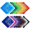 Fashion Hip Hop  Bandana Square Scarf Cowboy Cashew Black Red Paisley Headband Print For Women/Men/Boys/Girls. 
