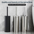 Stainless Steel Bathroom Toilet Brush Holder Accessories Black Toilet Brush Wall Mounted WC Cleaner Brush FR07.