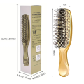 1pcs Japanese Premiun Hairbrush Scalp Massage High Quality Portable Soft Anti-frizz Comb Head Massager Hair Beauty Styling Tools. 