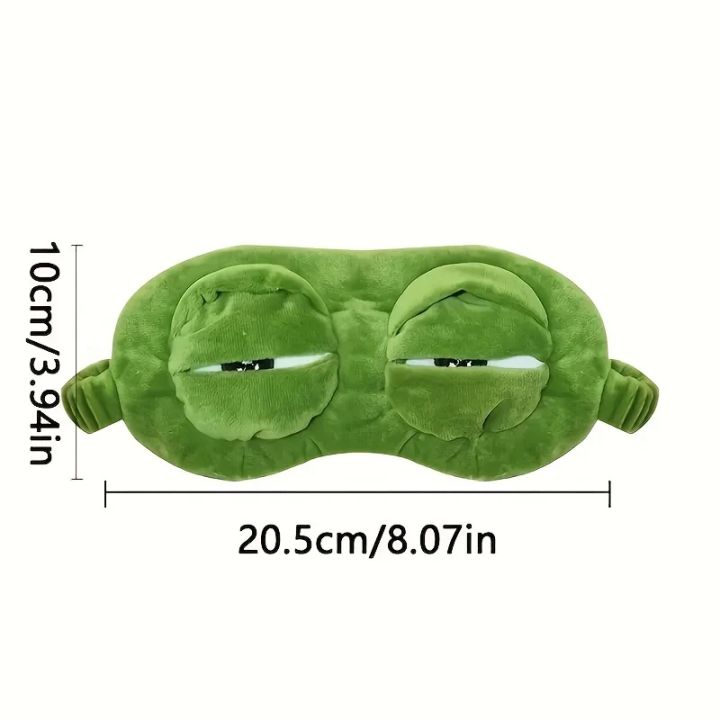 3D%20Frog%20Sleep%20Mask%20Natural%20Sleeping%20Eyeshade%20Women%20Men%20Creative%20Cartoon%20Soft%20Portable%20Blindfold%20Travel%20Office%20Eyepatch%20-%20Image%206