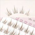 MJ Brown Sunflower False Eyelashes Black Natural Manga Lashes Anime Eyelashes Large Capacity Eyelashes Extension Chinese Makeup.