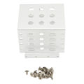2.5in HDD Mounting Rack Aluminium Alloy Hollow Design High Hardness 2.5in Hard Drive Cage for 2.5in IDE HDD SSD Mounting Rack. 