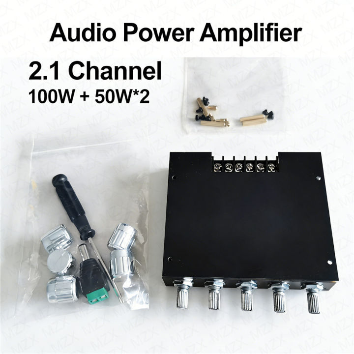 100W+50W*2%202.1%20Channel%20Digital%20Audio%20Power%20Amplifier%20Board%20Bluetoth%20Wireless%20Module%20Subwoofer%20AUX%2012/24V%20Stereo%20HiFi%20Amp%20Speaker%20-%20Image%207