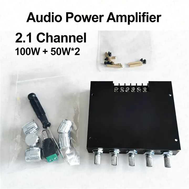 100W+50W*2%202.1%20Channel%20Digital%20Audio%20Power%20Amplifier%20Board%20Bluetoth%20Wireless%20Module%20Subwoofer%20AUX%2012/24V%20Stereo%20HiFi%20Amp%20Speaker%20-%20Image%207