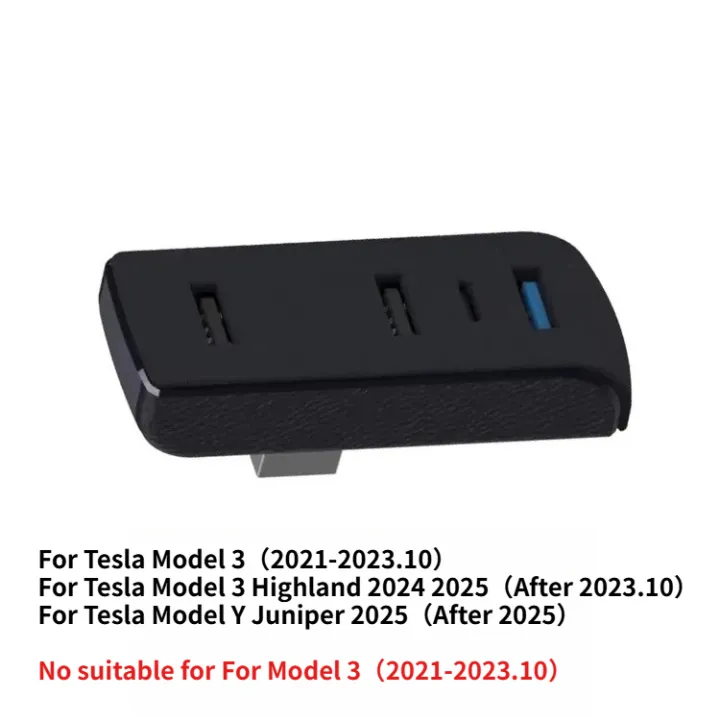 Glove%20Box%20Expansion%20Dock%20for%20Tesla%20Model%20Y/3+%20USB%20Hub%204-in-1%20Fast%20Charging%20Upgrade%20Data%20Transfer%20Adapter%20Docking%20Station%202026%20-%20Image%207