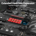 JEYI M.2 NGFF NVME SSD Extension Bracket Transfer 2230 2242 2260 2280 Length Extend Adapter Bracket Card Plate Change Long Size. 
