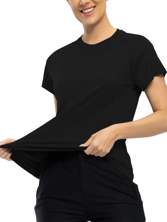 Women%E2%80%99s%20%20Quick%20Dry%20Short%20Sleeve%20Resilience%20Gym%20Sports%20Moisture%20Wicking%20Round%20Neck%20T-Shirt%20Training%20Exercise%20Gym%20Sport%20Shirt%20-%20Image%203