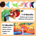Baby Dinosaur Flipping Book, Sensory Touch Book, Early Development Interactive Baby Cart Soft Toy, Sensory Wrinkle Book.