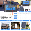 Professional 4000W Solar Generator System Kit - 100A Smart MPPT Controller + 200W High-Efficiency Bendable Solar Panel Camping. 