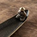 Creative Incense Holder Aromatherapy Ornament Incense Holder Boat Old Men Fishing Japanese Style Incense Stick Burner Home Decor.