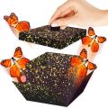 Creative Surprise Flying Butterfly Box Prank DIY Butterfly Explosion Box Party Decorations.