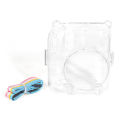 1Pc Shiny Crystal Camera Case For Fujifilm Instax Mini 12 Transparent Glitter Cover Bag With Strap 12.