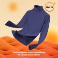Fleece Thickened Thermal Underwear Men Turtle Neck Thermal Shirt Slim-fitting Wear Long-sleeved Top Thermal Underwear Men.