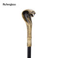 Bronze Luxury Snake Handle Fashion Walking Stick for Party Decorative Walking Cane Elegant Crosier Knob Walking Stick 93cm. 