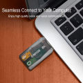 3D 5.1 USB Sound Card Channel Audio Adapter with Mic Microphone Earphone Interface Headphone Speaker PC Computer Laptop.