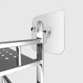 Wall Corner Rack + 2 Self Adhesive Screws | Multipurpose Kitchen, Sink Organizer, Metal Bathroom Accessories Corner | Shelf Wall Mount Storage Rack. 
