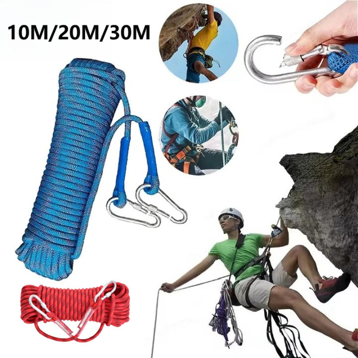 Outdoor Static Rope 10m/20m/30m Climbing Rope for Fire Rescue Safety ...