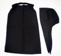 Naaqab Patti with Matching Inner Cap Plain Georgette Hijab for Women, Casual Wear. 