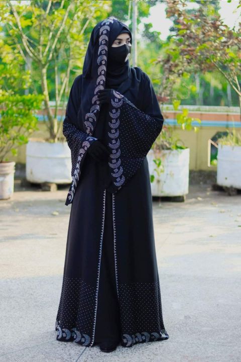 Moon%20Star%20Party%20Borkha%20with%20Hijab%20Exclusie%20Dubai%20cherry%20Muslim%20Outware%20For%20Women%20-%20Image%202