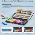 3D Challenges IQ Puzzle Board Game Classic Pyramid Plate Pearl Logical Mind For Children Pyramid Beads Montessori Toys .