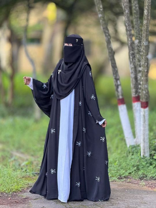 Abaya%20borka%20Dubai%20Charry%20Georget%20Stylish%20Embroidery%20Work%20Party%20Borka%20For%20Women%20-%20Image%204