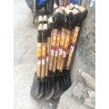 High Quality carbon steel Garden Spade Shovel Belcha with Wooden Handle showel Heavy Duty Agricultural and gardening Tools construction tools Strong handle for rough use Wooden Handle For Digging. 