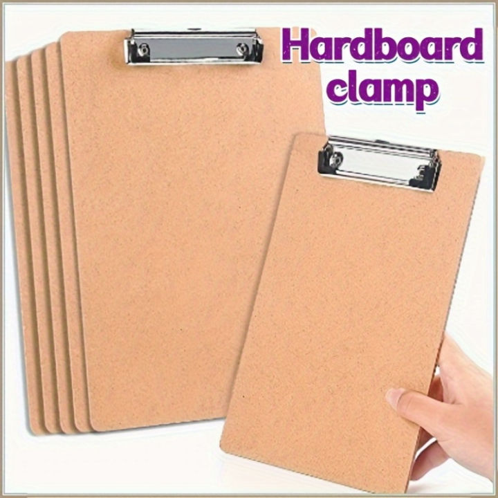 A4 A5 Wooden Clipboard Folder Paper Ticket Menu Bills Note Document ...