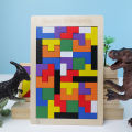 Gowinbaby Montessori Wooden 3D Russian Blocks Tangram Puzzle Educational Toy for Kids. 