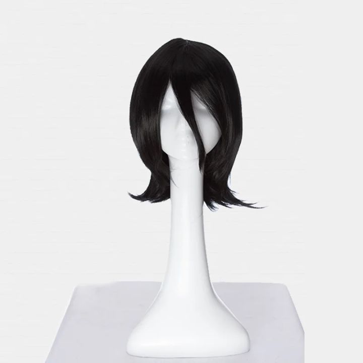 Hot%20Kuchiki%20Rukia%20Cosplay%20Wig%20Black%20Short%20Curly%20Heat%20Resistant%20Synthetic%20Hair%20Halloween%20Costume%20Anime%20Party%20Wigs%20-%20Image%203