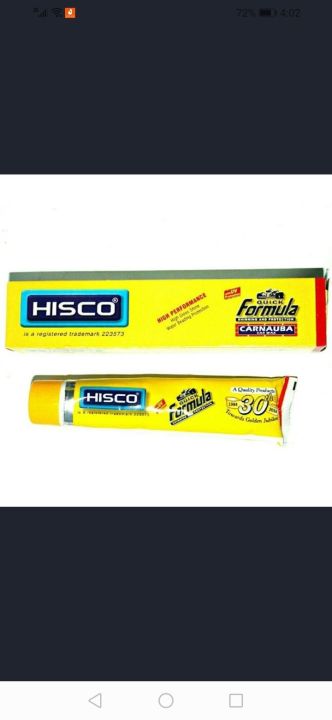 HISCO%20POLISH%20TUBE%20FORMULA%20CARNUBA%20TUBE%20(pack%20of%204)%20-%20Image%203