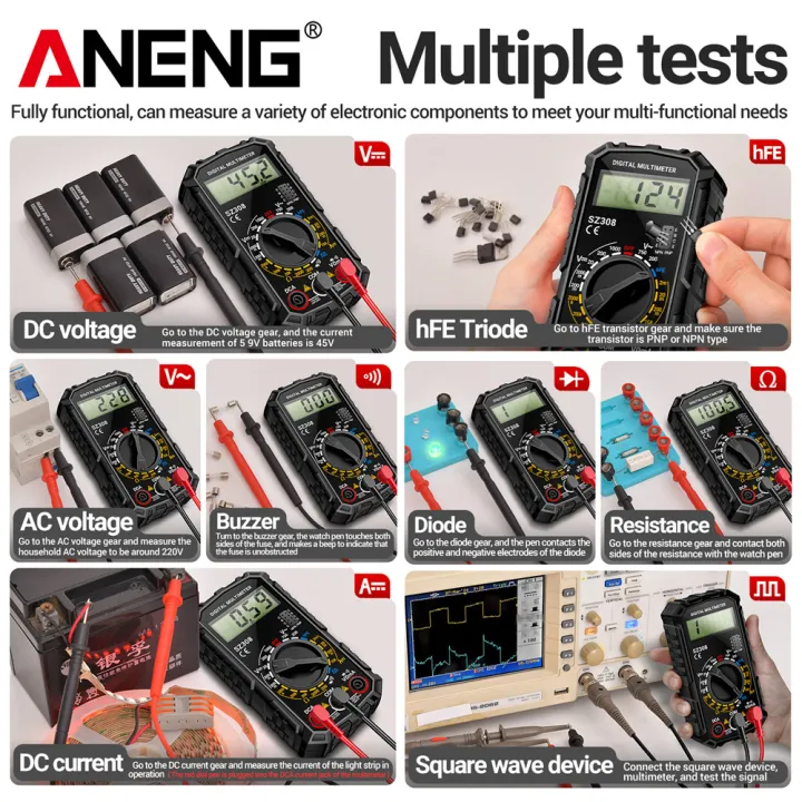 Digital%20Multimeter%20ANENG%20SZ308%201999%20Count%20AC/DC%20High-Precision%20Multi-function%20%20Voltage%20Current%20Resistance%20Multimeter%20Test%20Tool%20-%20Image%206