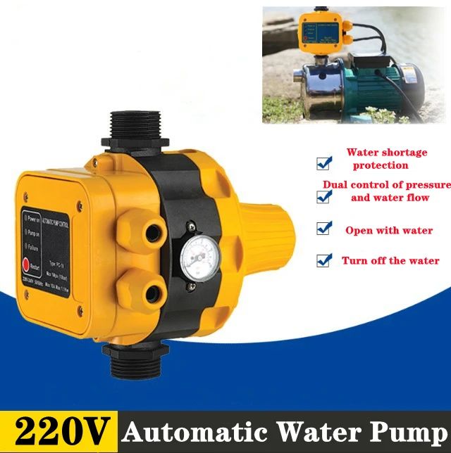 220V Intelligent Adjustable Pressure Water Pump Pressure Controller ...