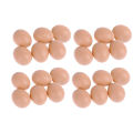 6/12/18/30pcs Hatching Egg Easter Hen Poultry Hatch Breeding Simulation Fake Plastic Artificial Eggs to Help Chickens Lay Eggs. 