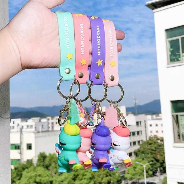 Cute Unicorn Style Keychain | Daraz.pk