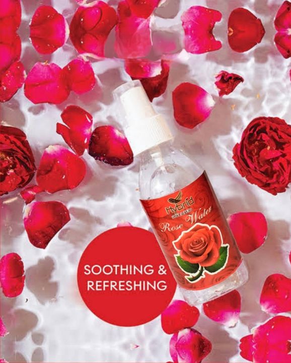 Hybrid 100% pure Rose water spray  (120ml)